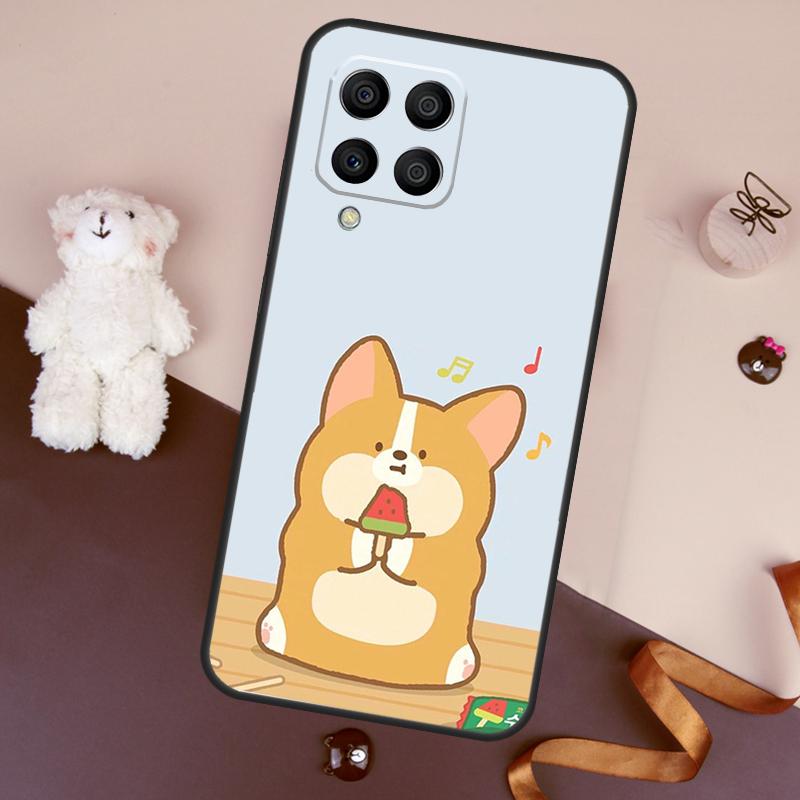 Мультяшный чехол Корги для Samsung Galaxy M13 M54 M34 M14 M56 M36 M16 M31 M11 M53 M12 M32 M52 M35 M55 M15 M06