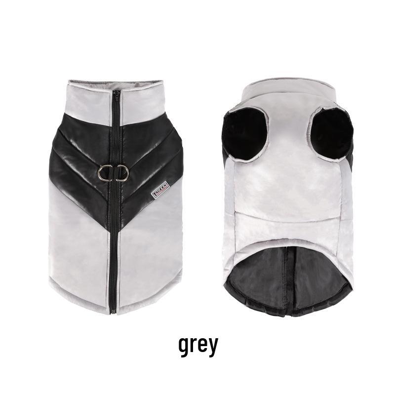 Теплый осенне-зимний жилет для собаки - Утепленная хлопковая одежда для питомца