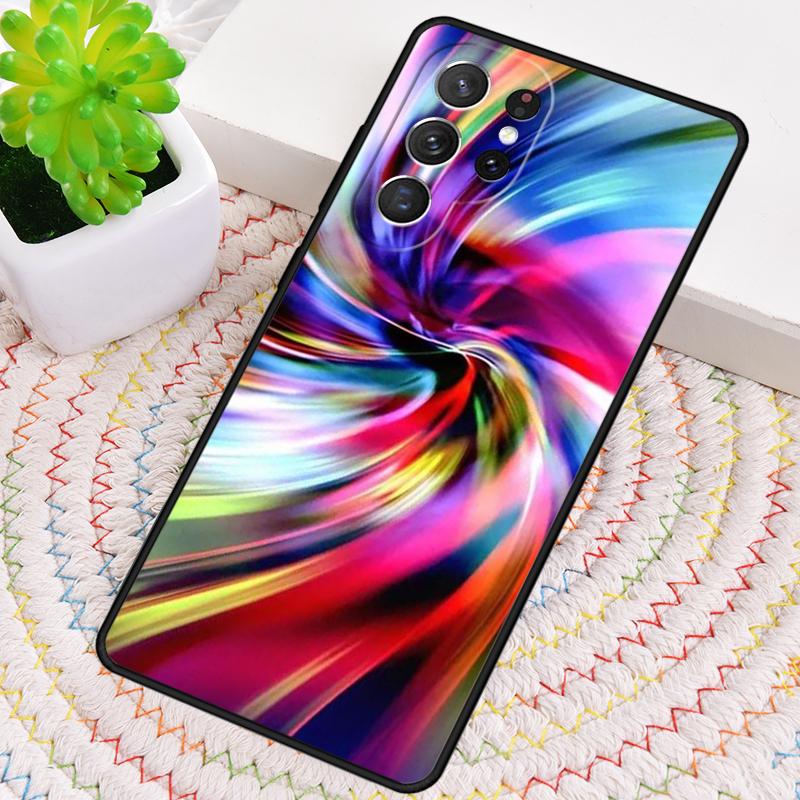 Абстрактный Круглый Чехол для Телефона для Samsung Galaxy note 10 pro S26 Ultra S23 S24 FE S25 S21 S22 PLUS противоударный Чехол