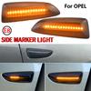 Sequential Blinker LED Side Marker Light For Opel Zafira Tourer ignia Grandland Crossland Astra J K Indicator Repeater Lamp