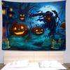 Halloween Decoration Tapestry Wall Hanging Bohemian Hippie Room Decoration Witchcraft Hanging Cloth