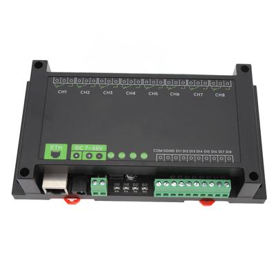 8-канальный модуль реле Ethernet для протокола RTU, порт PoE, связь с различными изоляционными защитами