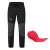 WOSAWE Winter Bike Pants Men Thermal Warm Long Cycling Pants Fleece Reflective Windproof MTB Sports Bicycle Trousers
