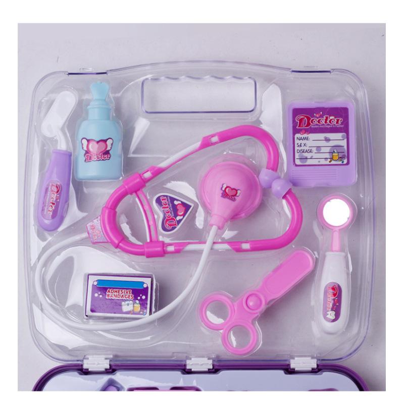 Детский симулятор медицинских инструментов, многокомпонентный портативный медицинский набор, игровой домик, игрушки для врачей