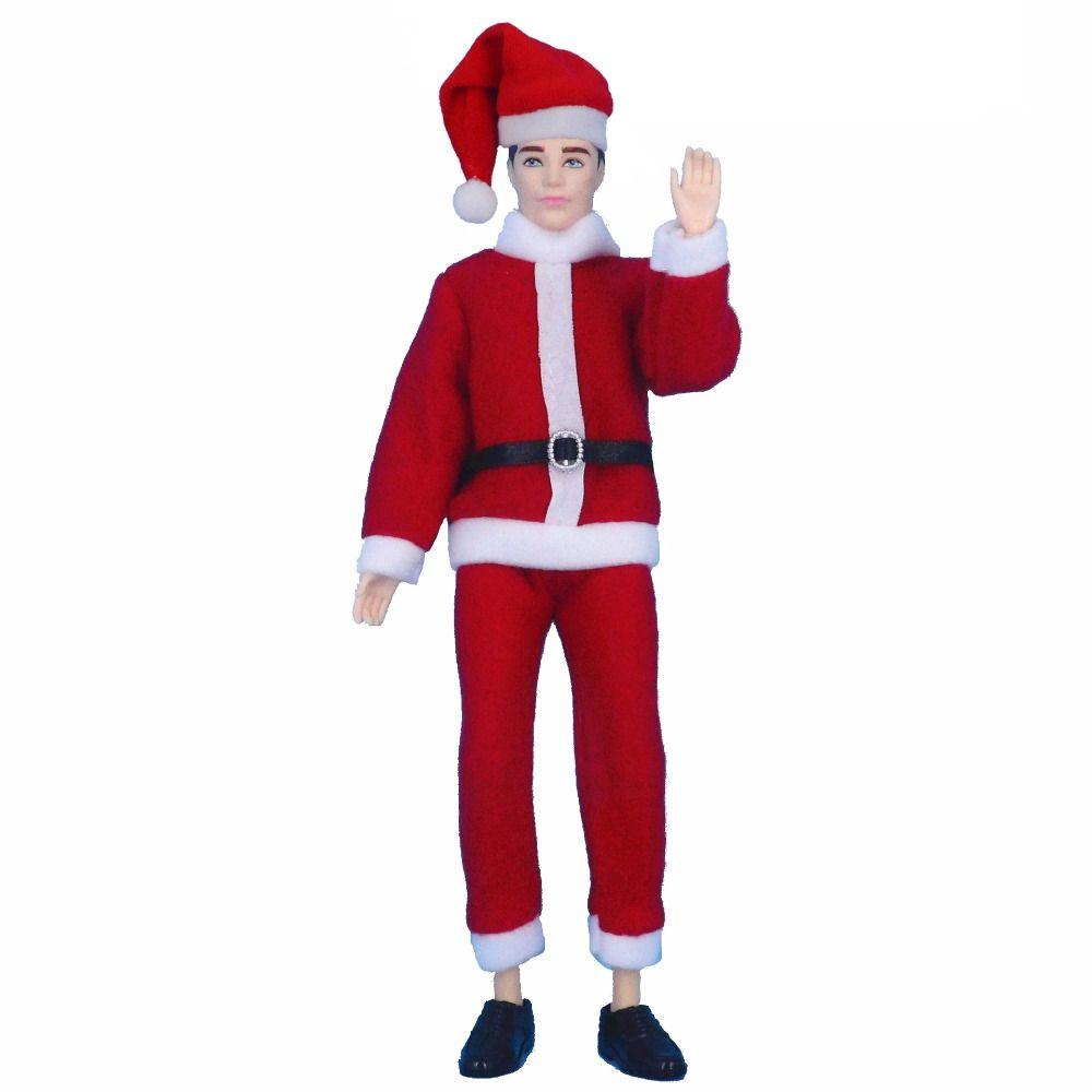 11,8 дюйма 11,8 дюйма Одежда для кукол 30 см Серия Рождественских эльфов Платье для кук Рождественское Милое Красивое Рождественское платье для кукол