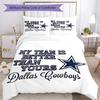 Dallas Bedding Set Breathable Duvet Cover with Pillowcases Decorative Bed Linen for Bedroom Home Decoration Birthday Gift