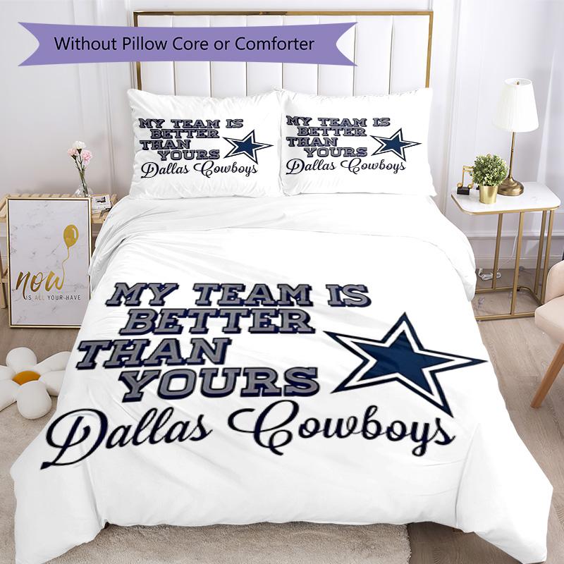 Dallas Bedding Set Breathable Duvet Cover with Pillowcases Decorative Bed Linen for Bedroom Home Decoration Birthday Gift