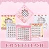 6-Row 3D Faux Mink Lash Natural Look Fake Eyelash Long Lasting False Eyelashes  Personal Care