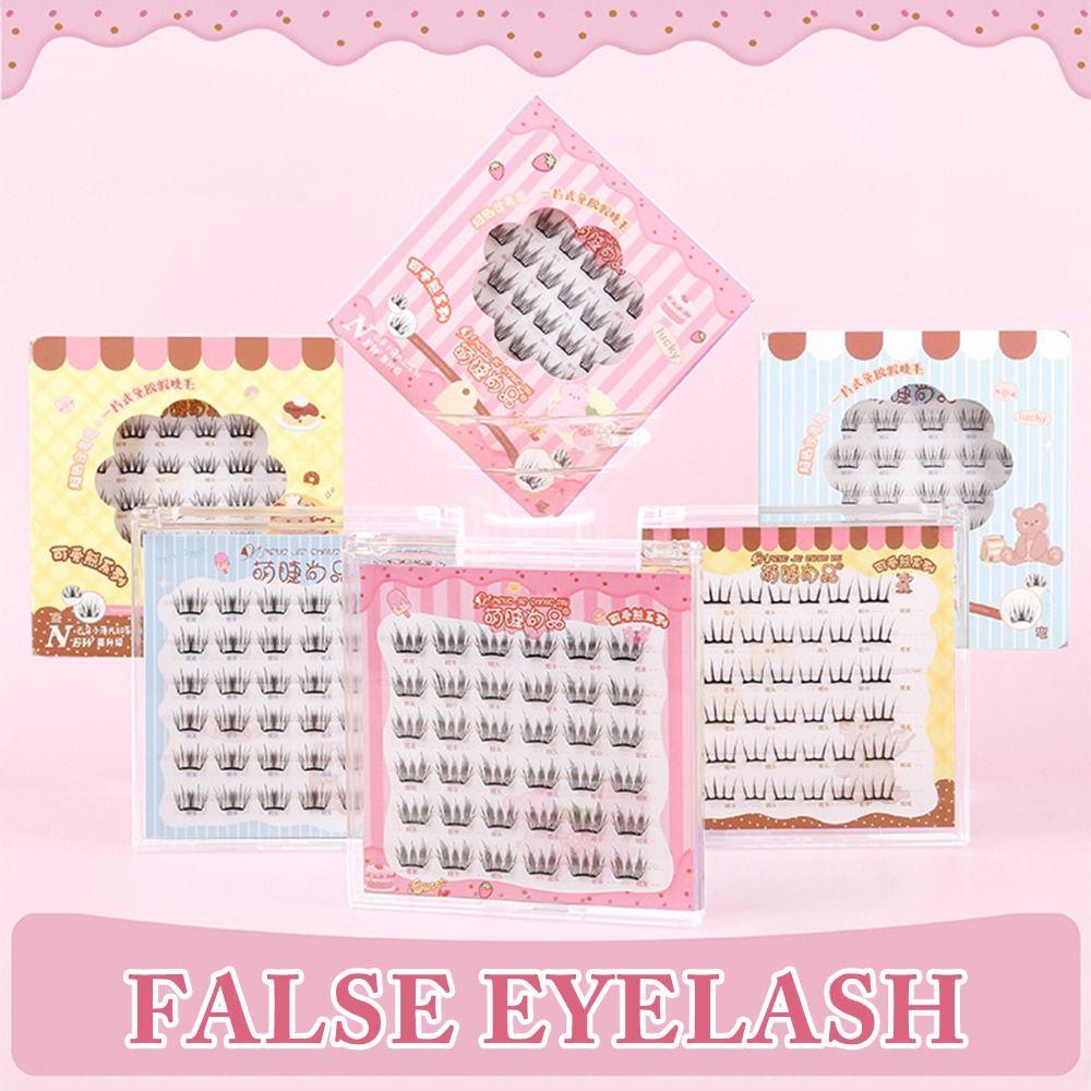 6-Row 3D Faux Mink Lash Natural Look Fake Eyelash Long Lasting False Eyelashes Personal Care