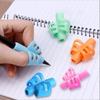 3pcs Children Writing Pencil Pen Holder Kids Learning Practise Silicone Pen Aid Posture Correction Device for Students