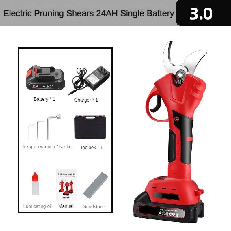 Перезаряжаемые ножницы для обрезки веток, бытовые садовые инструменты для обрезки фруктовых деревьев, портативные электрические секаторы