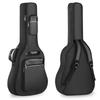 Acoustic Guitar Gig Bag for 40-41 Inch Guitars, 8mm Sponge Lined Soft Guitar Case, Lightweight, Thick Shoulder Strap, Large Capacity Pockets,
