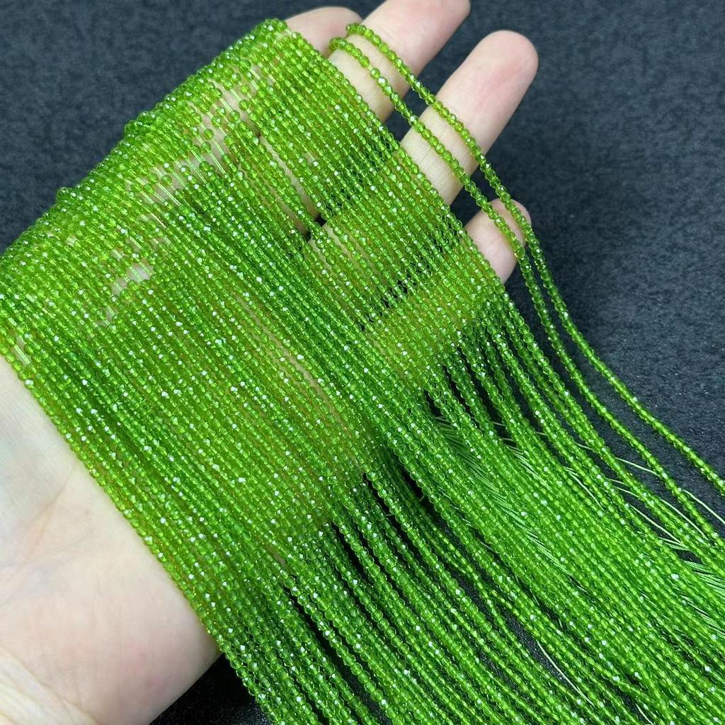 2 мм редкоземельный стеклянный кристалл граненые бусины кисточка ключица цепочка браслет ожерелье аксессуары