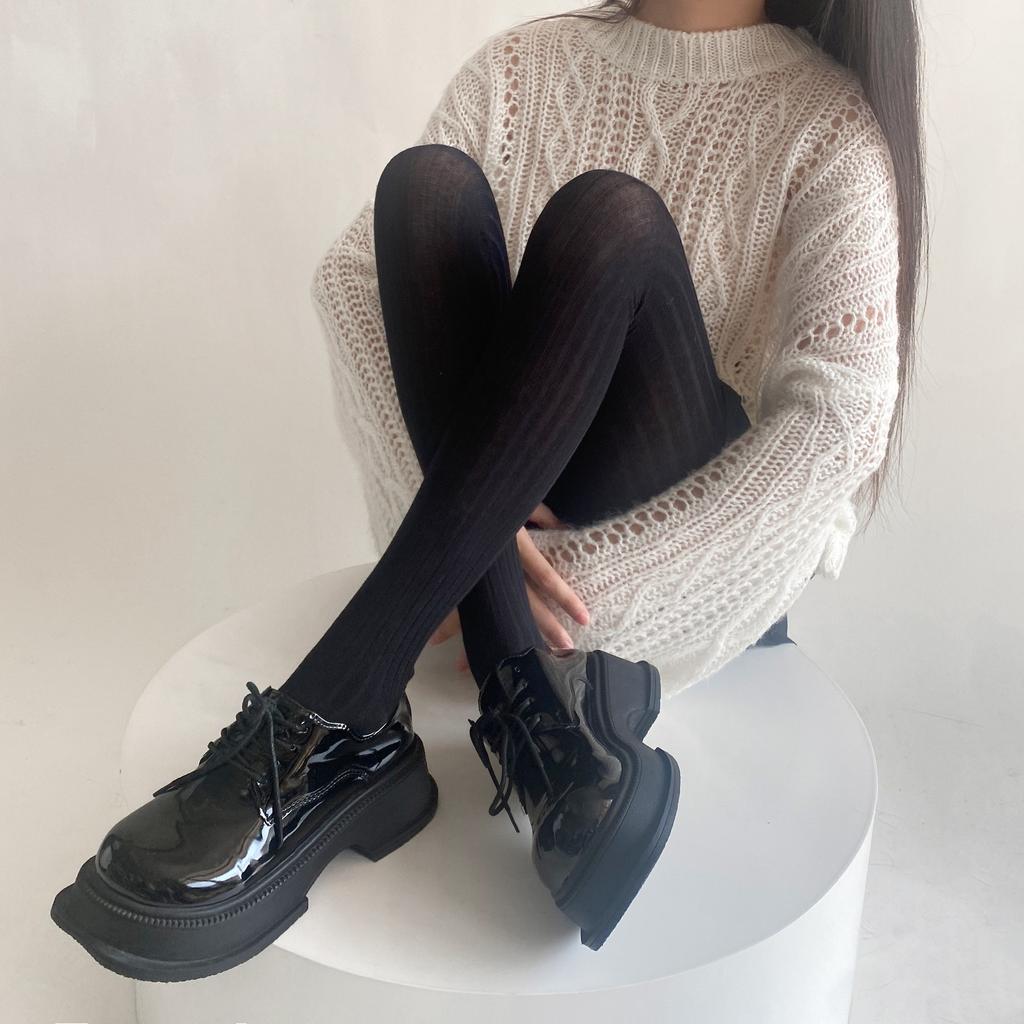 Черно-серые колготки женские сексуальное нижнее белье чулки до бедра женские чулочно-носочные изделия полосатые чулки с высокой талией женские обтягивающие