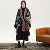 Womens Split Shawl Fashion Cottagecore Thick Warm Cape Knit Cardigan