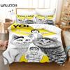 Комплект постельного белья с 3D-принтом «Junji Ito Manga» для мальчиков и девочек, двуспальный, пододеяльник, наволочка, детская кровать, для взрослых, 2/3 шт.