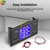 Цифровой мультиметр DC0-500V 10A Высокоточный ЖК-дисплей Трехзначный цифровой дисплей Измеритель напряжения, тока, мощности