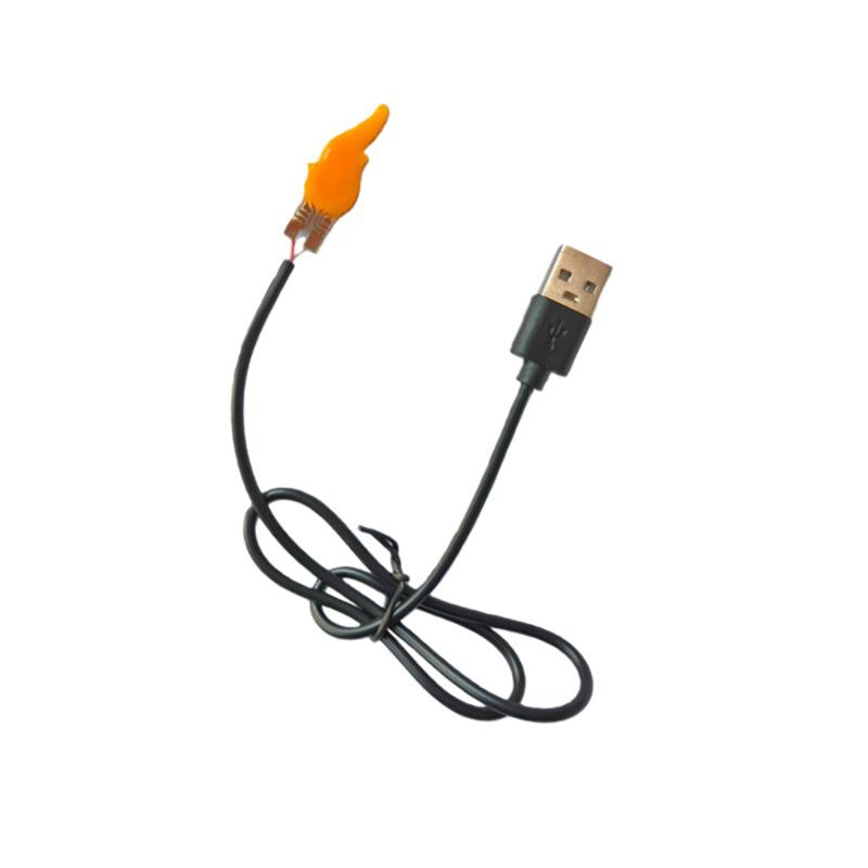 USB-интерфейс DC5V 1800K Светодиодная свеча-светильник Лампа с нитью накаливания Эдисона Настольная лампа для мероприятий Вечеринок