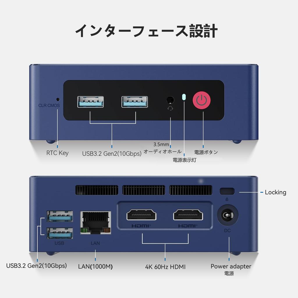 Beelink Mini Mini S13 Pro N150 до 4 16 ГБ 1 ТБ 2 x HDMI 4K 60 Гц Gigabit BT ПК, (до 3,6 ГГц) ядра/4 потока, DDR4, SSD, выход, Ethernet, WiFi6, 5.2