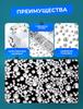 12,compartment Flat,bottomed Glass Rhinestone Nail  Set