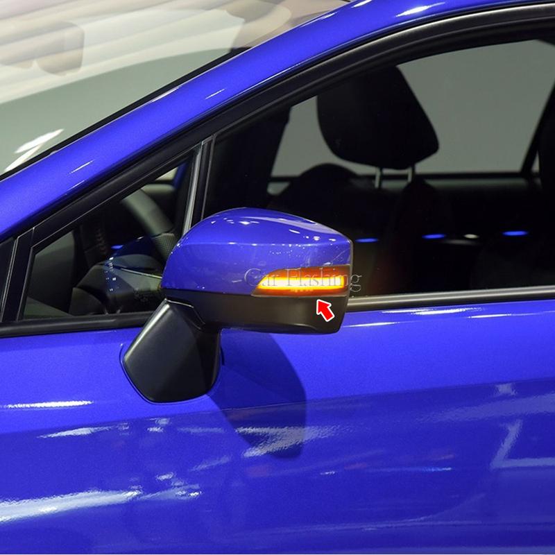 LED Side Mirror Blinker Indicator For Subaru Outback 2015-2018 XV 2013-2016 Lagecy Forester Impreza WRX STI Dynamic Turn Signal