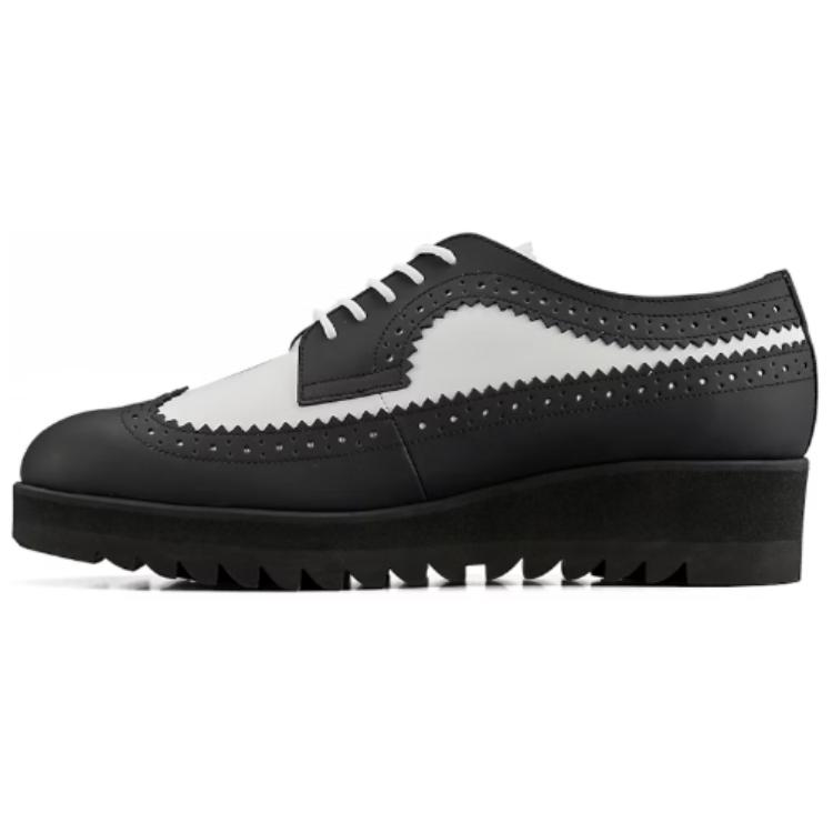 ONITSUKA TIGER BROGUE Удобные Нескользящие Износостойкие Низкие Повседневные Туфли Женские Черно-белые 1182A651-001
