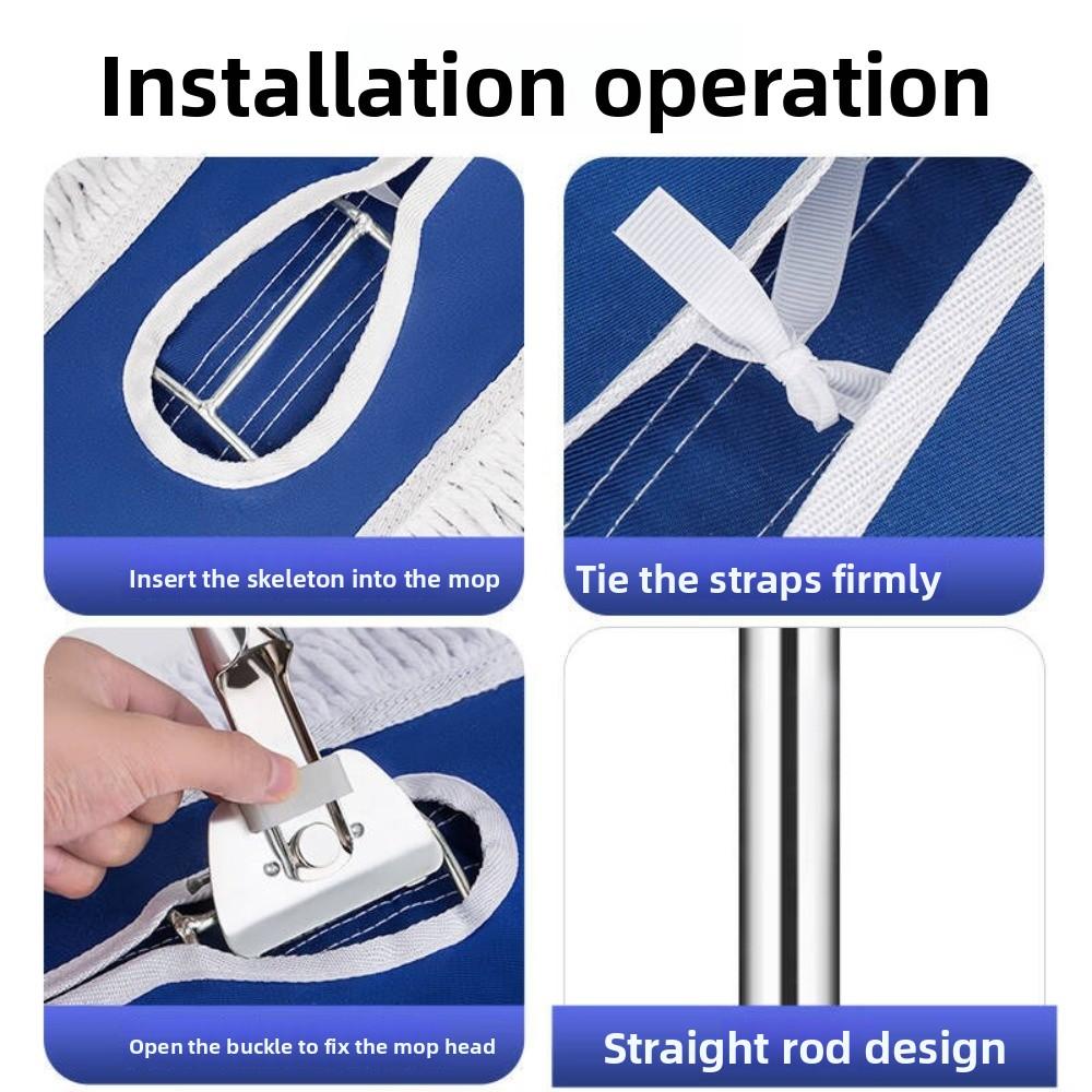 Сменная большая насадка для швабры Хлопковая насадка Аксессуары для швабры стандартного размера