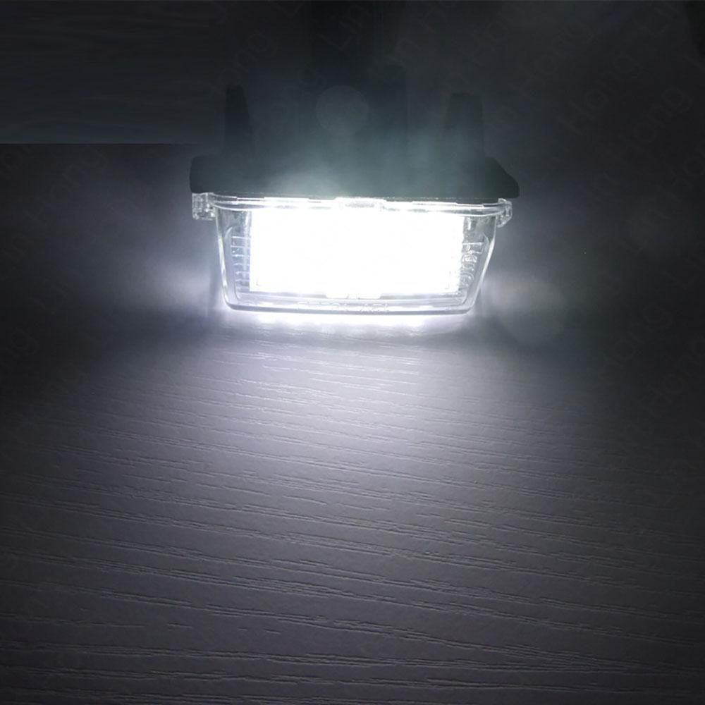 1 пара светодиодных фонарей подсветки номерного знака 81270-0D120 для Toyota Yaris Camry Corolla Ractis Verso