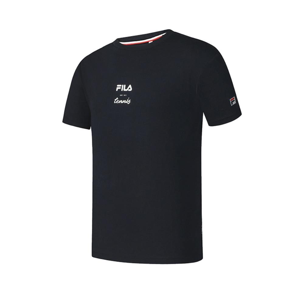 Новая мужская футболка FILA Athletics для тенниса, цвет RD Royal Blue, A11M523119F-NV