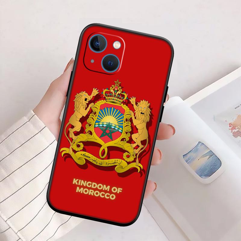 Morocco Flag Case for Motorola Edge 60 60s 70 G86 G56 G54 E14 G04S G45 G54 G64 S30 S50 X30 X40 X50 Pro Power