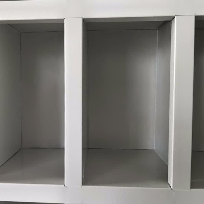 Haobu 30-Compartment Stainless Steel Cup Cabinet