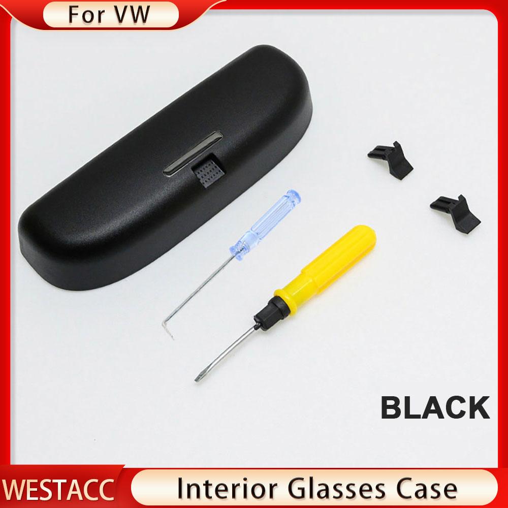 Чехол-держатель для автомобильных очков из АБС-пластика для Volkswagen VW Golf 8 MK8 Golf8, ящик для хранения солнцезащитных очков