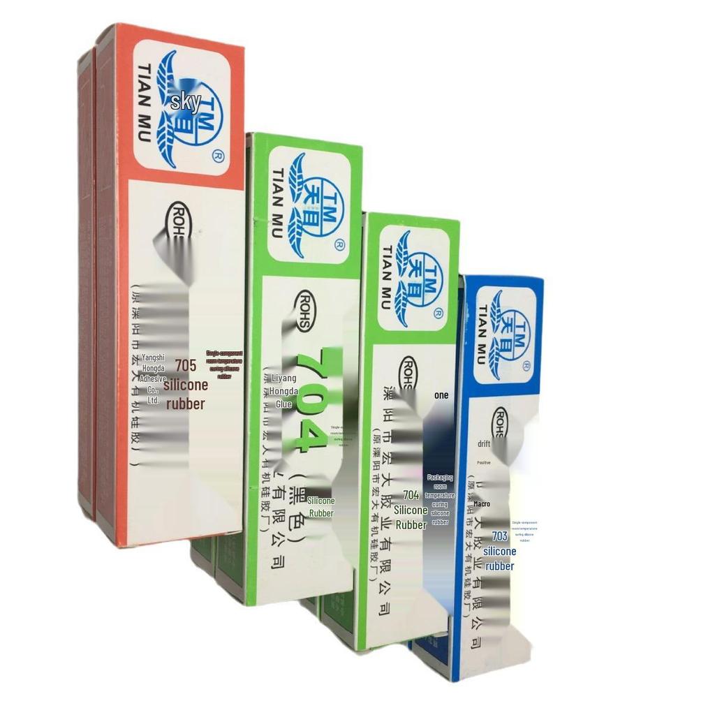 Tianmu 705 Transparent Silicone Sealant: Waterproof, High & Low Temp Resistance (-60°C To 250°C).