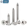 GUWANJI 304 Stainless Steel Phillips Flat Head Self-Tapping Screw