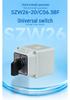 Zhuochao SZW26-20/C06.3BF Three-Section Two-Speed Rotary Switch with Protective Box