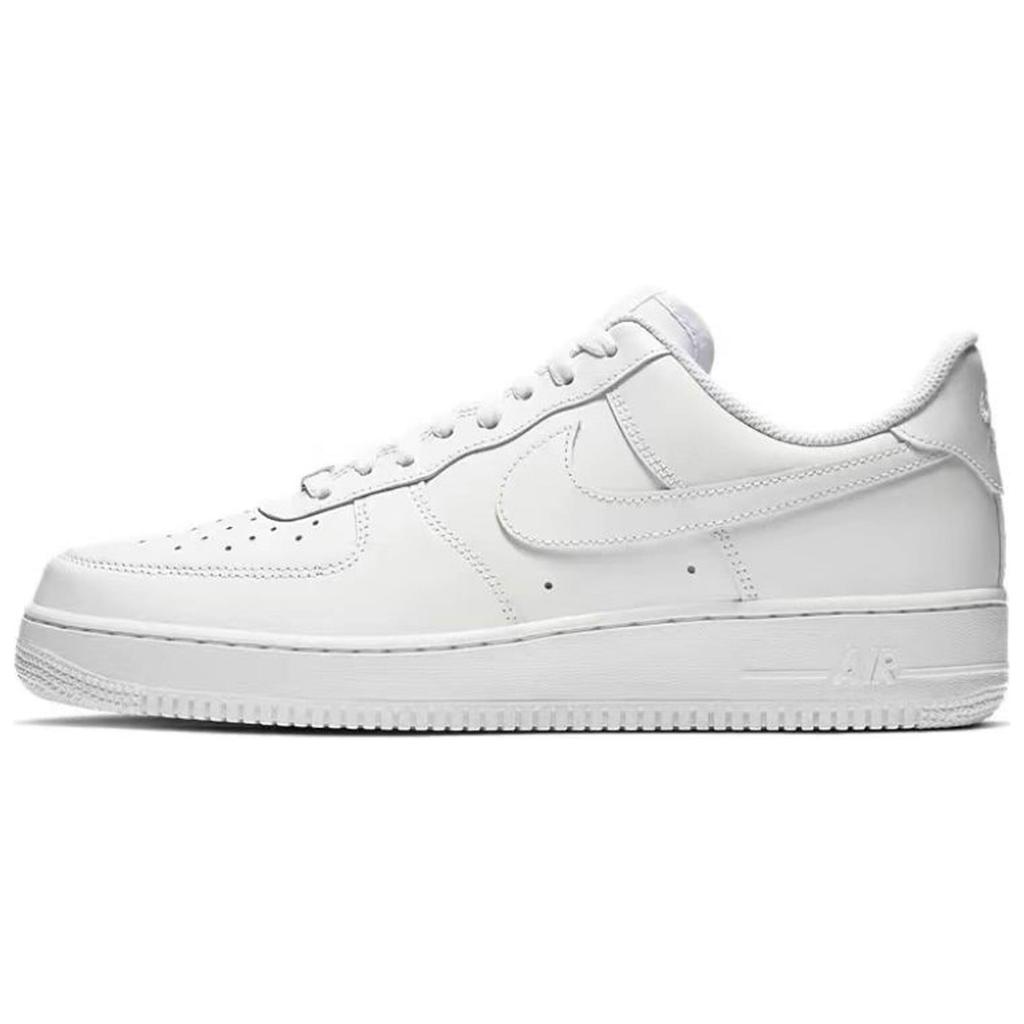 Nike Air Force 1 Abrasion Resistant Low top Skateboard Shoes Unisex White CW2288-111(Team113-S-BOX)