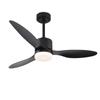 Ceiling Fans with Lights and Remote 52 Inch Quiet Reversible DC Motor Ceiling Fan for Bedroom Living Room Easy To Install