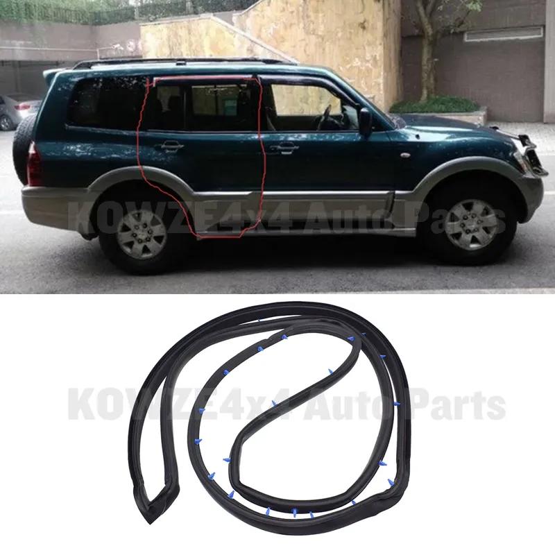 Резиновая уплотнительная полоса для двери Mitsubishi Montero Pajero 3 4 MK3 MK4 V73 V75 V77 V78 V93 V97 V98 Проем двери автомобиля Внешний уплотнитель