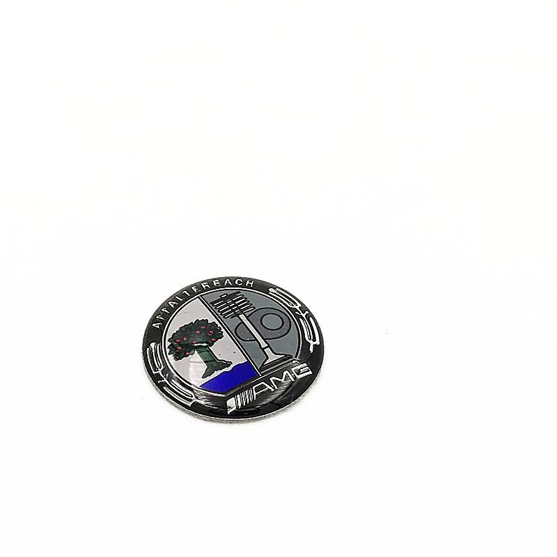 CRF1 29mm Aluminum Car Multimedia Knob Badge Stickers DMTANZST for Mercedes-benz AMG W203 CLA CLS W212 W213 W176 Interior Mouldings
