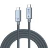 Кабель USB C — USB C 40 Гбит/с, кабель USB 4 для ThunderRate 4, поддерживает 8K@60 Гц