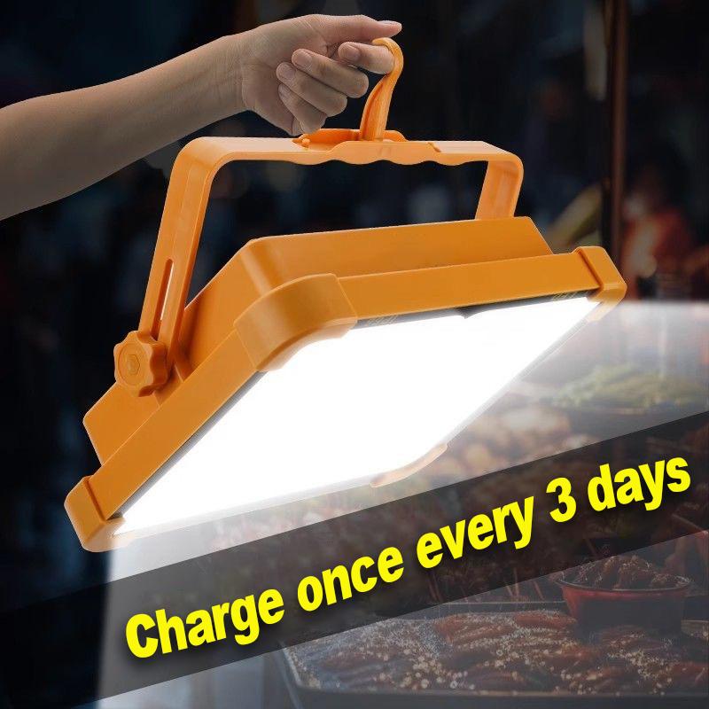 20000mah Portable Solar Lantern LED Tent Light Rechargeable Lantern Emergency Night Market Light Outdoor Camping Bulb Lamp