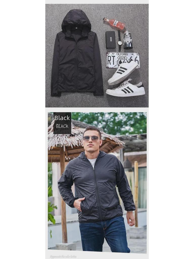 Мужская дышащая куртка с защитой от солнца 2023 года, размер Plus XXL (до 300 фунтов), Летний тренд