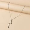 Women Necklace Snake Pendant Adjustable with Extended Chain Vintage Lady Clavicle Necklace Daily Prom Party Commuting Sweater Neck Jewelry