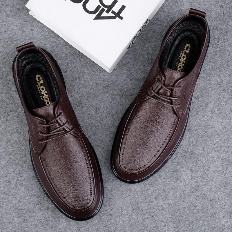 Мужская деловая кожаная обувь Дерби Классические туфли