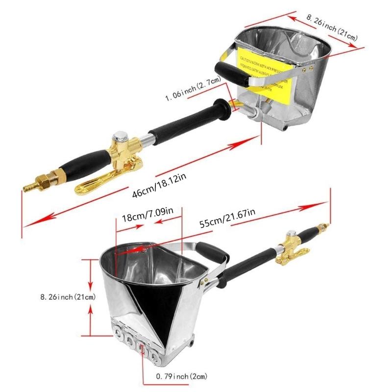 652F Пневматический распылитель цементного раствора Специальная машина-распылитель для шпатлевки для крыши