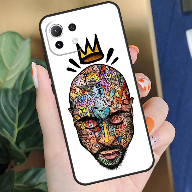 Чехол Tupac 2Pac Shakur для Xiaomi 15 14 Ultra 13T 14T 15T Pro 17 Pro Max POCO X7 Pro X5 X6 F5 F6 F7 F8 Чехол
