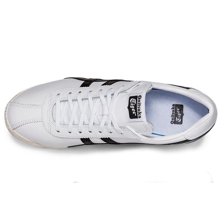 ONITSUKA TIGER Corsair Retro Fashion Lightweight Slip Resistant Durable Low Top Casual Shoes Unisex Sneaker White Black 1183B397-101