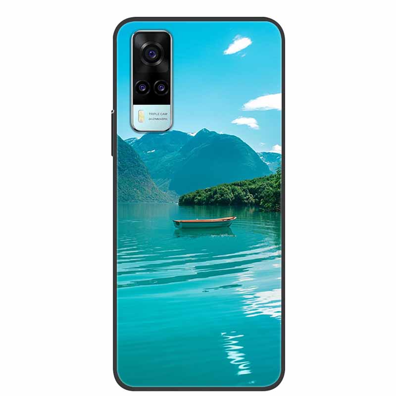 Чехол для vivo Y31 Y53S Y11S Y12S V2026 Мраморный Мягкий ТПУ Силикон Защитная Крышка Телефона Для vivo Y31 2021 Задняя Крышка Funda Y 31 Coque