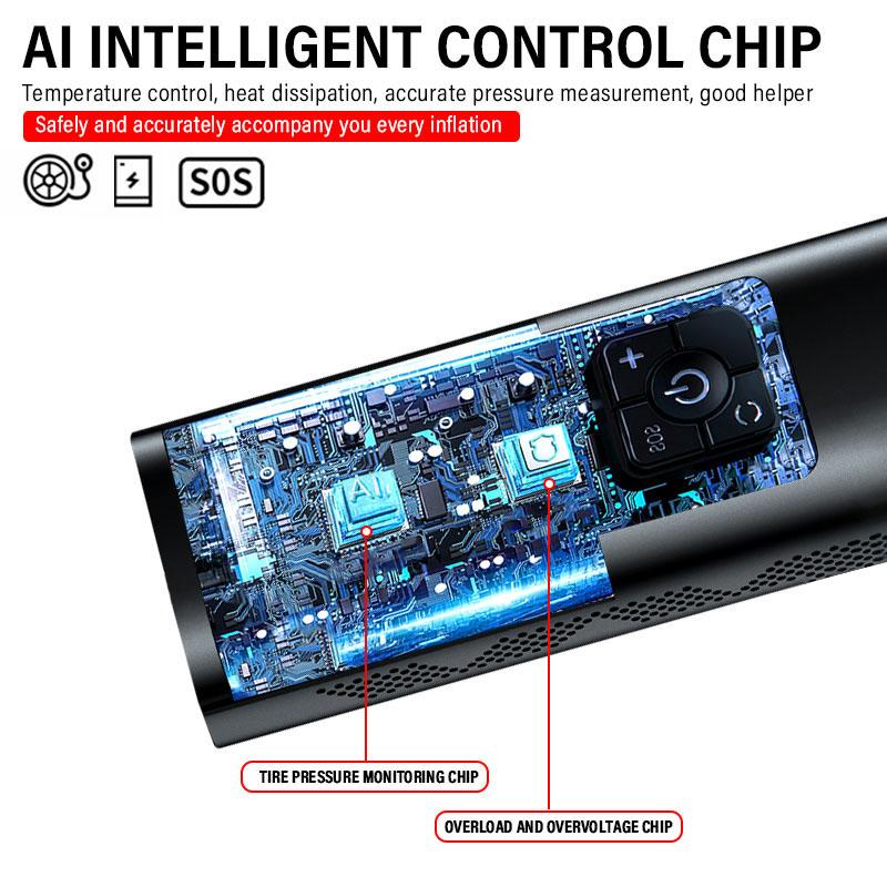 1Pcs Car Tire Inflator Smart Digital Inflatable Pump Emblem Accessories For Jeep Wrangler Grand Cherokee Renegade Tyre Stem Air Caps