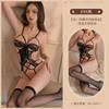 Style Bell Erotic Underwear Sexy Pajamas Passion Seduction Tease Crotch Lace One-Piece Elastic Suit
